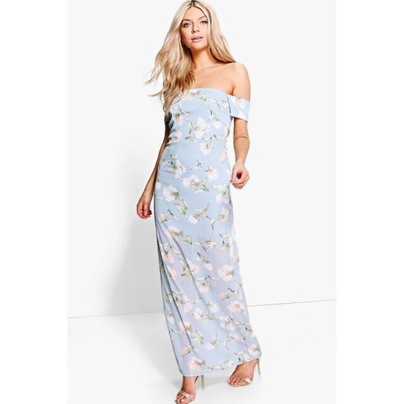 boohoo long dresses sale